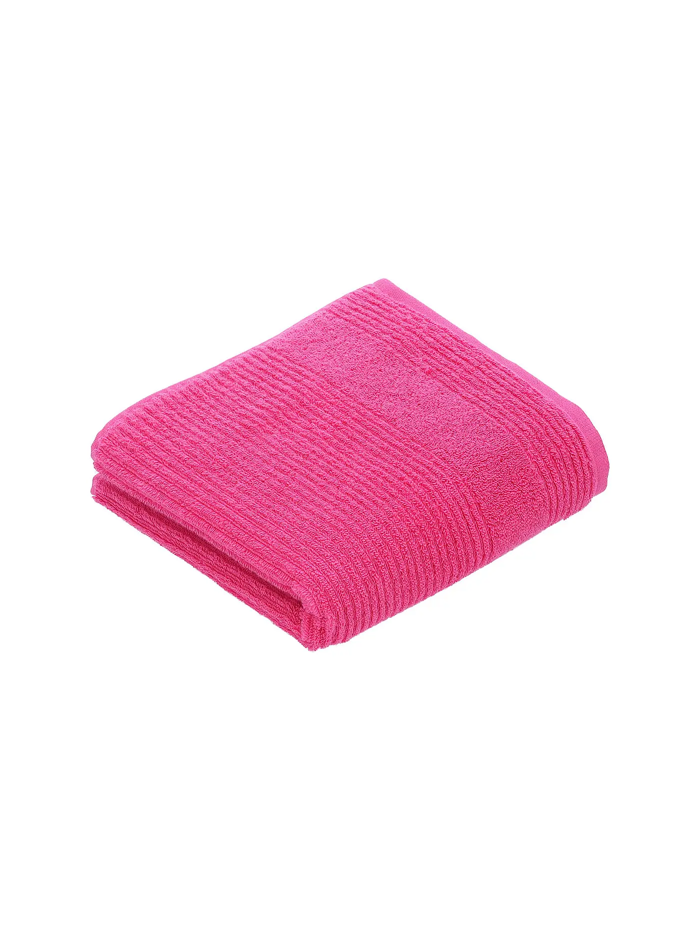 VOSSEN | Handtuch TOMORROW 50x100cm Dunkelgrau | pink